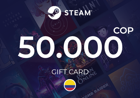 Steam Wallet Gift Card 50.000 COP Key - COLOMBIA